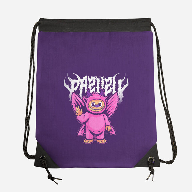 Pazuzu Collectable Tee-None-Drawstring-Bag-Jorgetiradoart