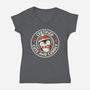 Cute And Cuddly-Womens-V-Neck-Tee-Freecheese