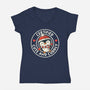 Cute And Cuddly-Womens-V-Neck-Tee-Freecheese