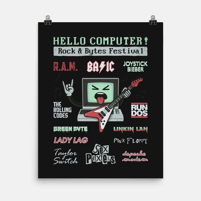 Rock And Bytes Festival-None-Matte-Poster-NMdesign