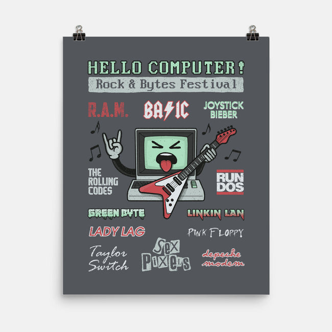 Rock And Bytes Festival-None-Matte-Poster-NMdesign