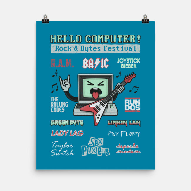 Rock And Bytes Festival-None-Matte-Poster-NMdesign