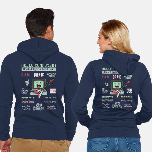 Rock And Bytes Festival-Unisex-Zip-Up-Sweatshirt-NMdesign