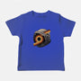The Space Is Calling-Baby-Basic-Tee-glitchygorilla