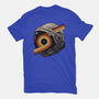 The Space Is Calling-Womens-Fitted-Tee-glitchygorilla