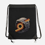 The Space Is Calling-None-Drawstring-Bag-glitchygorilla