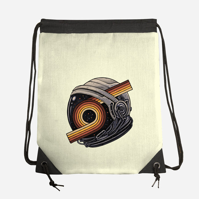 The Space Is Calling-None-Drawstring-Bag-glitchygorilla