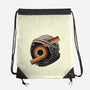 The Space Is Calling-None-Drawstring-Bag-glitchygorilla
