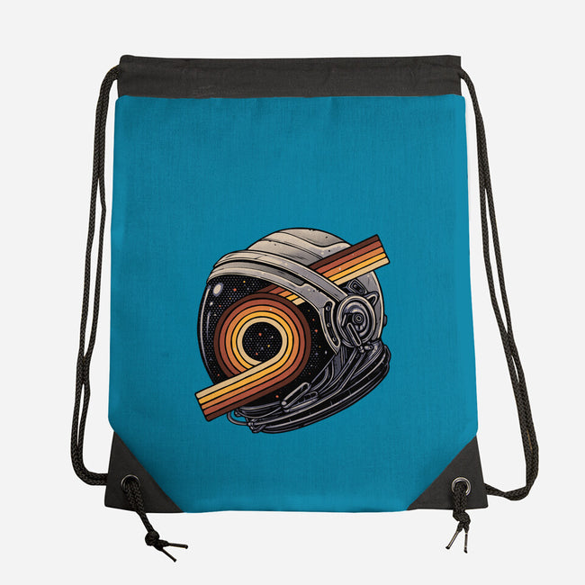 The Space Is Calling-None-Drawstring-Bag-glitchygorilla