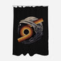 The Space Is Calling-None-Polyester-Shower Curtain-glitchygorilla