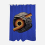 The Space Is Calling-None-Polyester-Shower Curtain-glitchygorilla