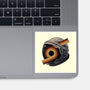 The Space Is Calling-None-Glossy-Sticker-glitchygorilla