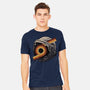 The Space Is Calling-Mens-Heavyweight-Tee-glitchygorilla