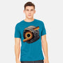 The Space Is Calling-Mens-Heavyweight-Tee-glitchygorilla