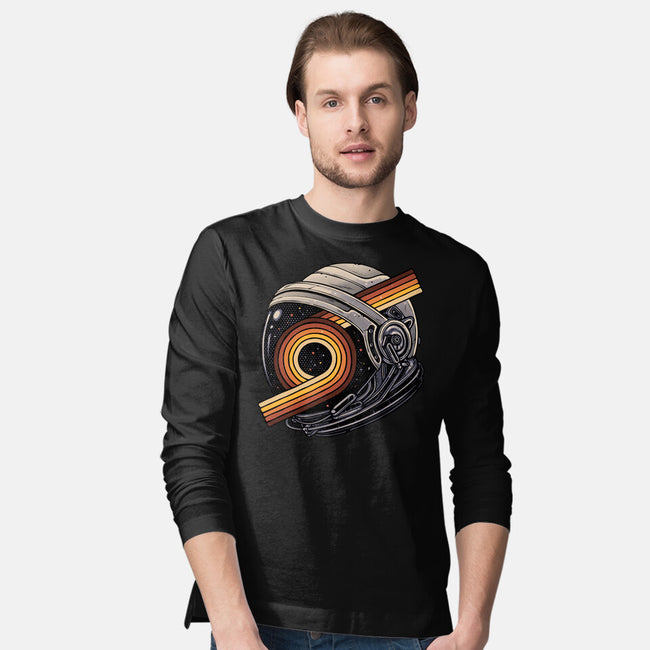 The Space Is Calling-Mens-Long Sleeved-Tee-glitchygorilla