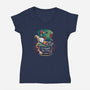 It's Always Tea Time-Womens-V-Neck-Tee-Vallina84