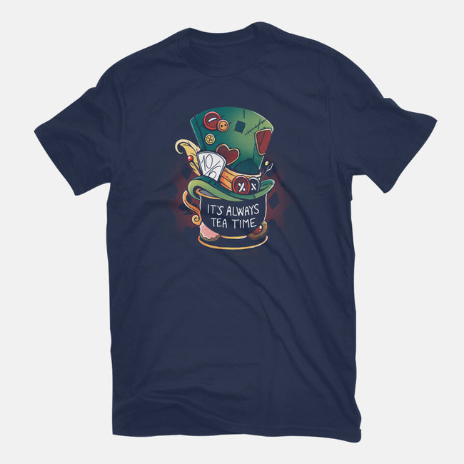 It's Always Tea Time-Womens-Fitted-Tee-Vallina84