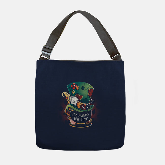 It's Always Tea Time-None-Adjustable Tote-Bag-Vallina84