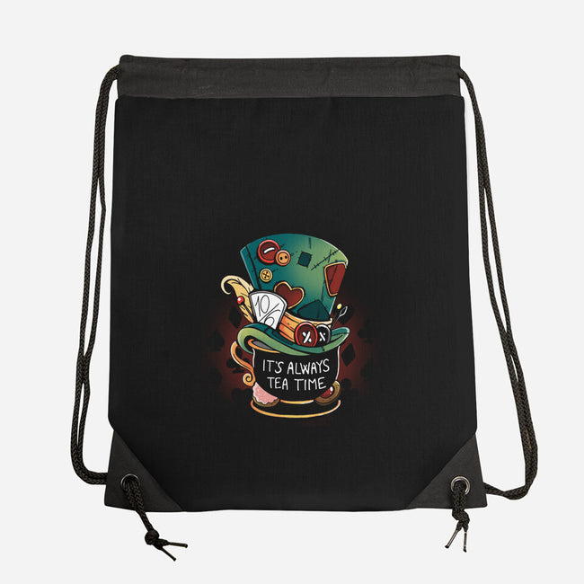 It's Always Tea Time-None-Drawstring-Bag-Vallina84
