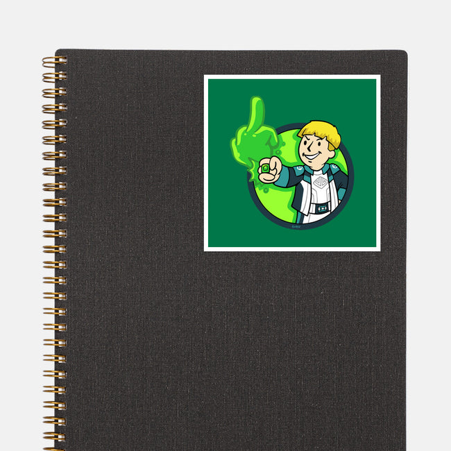 Green Boy-None-Glossy-Sticker-Andriu