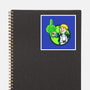 Green Boy-None-Glossy-Sticker-Andriu