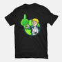 Green Boy-Womens-Fitted-Tee-Andriu