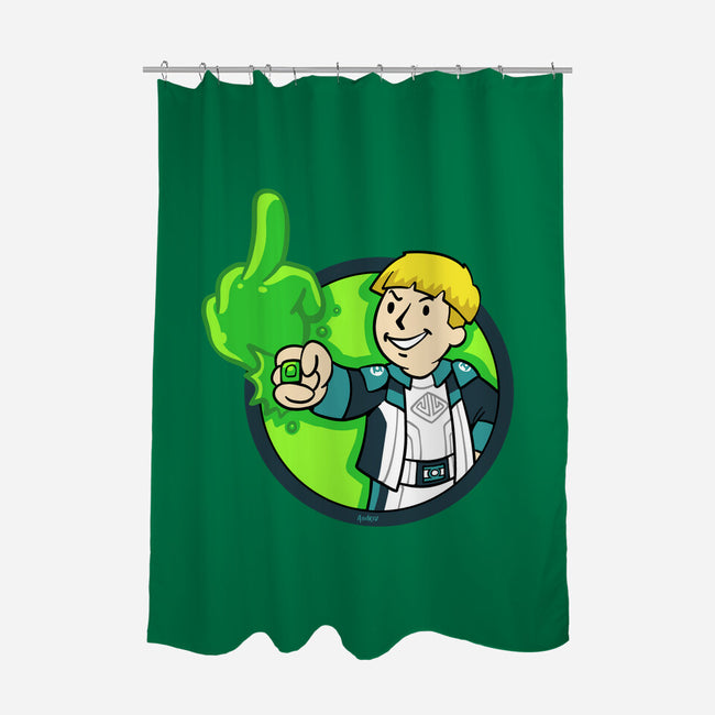 Green Boy-None-Polyester-Shower Curtain-Andriu