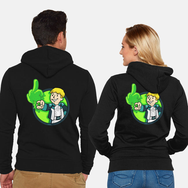 Green Boy-Unisex-Zip-Up-Sweatshirt-Andriu