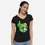 Green Boy-Womens-V-Neck-Tee-Andriu