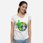 Green Boy-Womens-V-Neck-Tee-Andriu