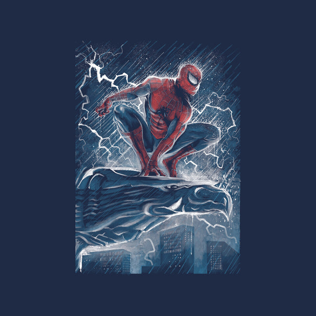 The Spider Over The City-Unisex-Basic-Tee-zascanauta