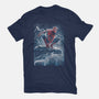 The Spider Over The City-Unisex-Basic-Tee-zascanauta
