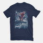 The Spider Over The City-Womens-Basic-Tee-zascanauta