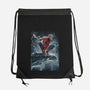 The Spider Over The City-None-Drawstring-Bag-zascanauta