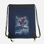 The Spider Over The City-None-Drawstring-Bag-zascanauta