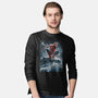 The Spider Over The City-Mens-Long Sleeved-Tee-zascanauta