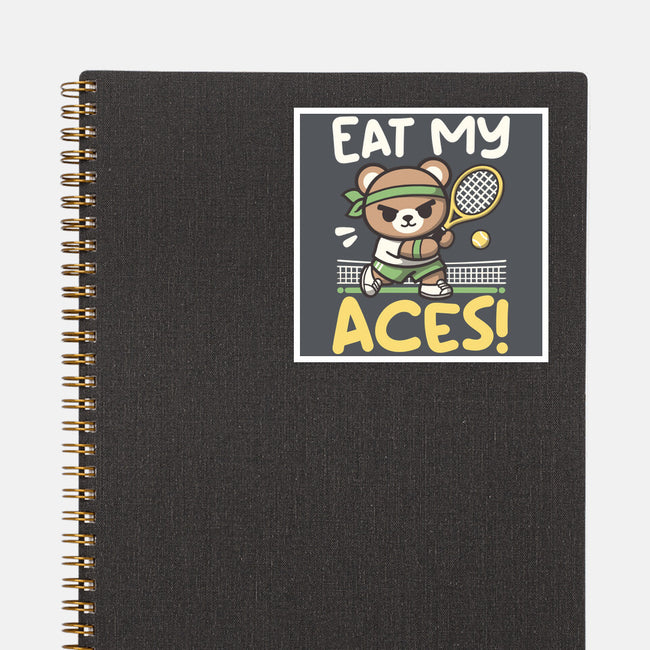 Eat My Aces-None-Glossy-Sticker-NemiMakeit