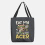 Eat My Aces-None-Basic Tote-Bag-NemiMakeit