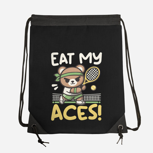 Eat My Aces-None-Drawstring-Bag-NemiMakeit
