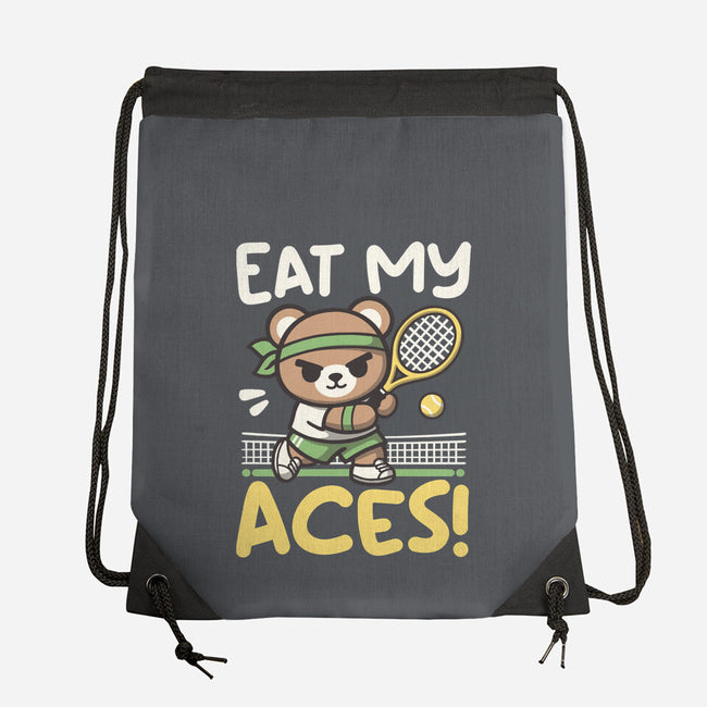 Eat My Aces-None-Drawstring-Bag-NemiMakeit
