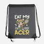 Eat My Aces-None-Drawstring-Bag-NemiMakeit