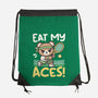 Eat My Aces-None-Drawstring-Bag-NemiMakeit