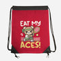 Eat My Aces-None-Drawstring-Bag-NemiMakeit