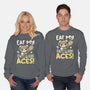 Eat My Aces-Unisex-Crew Neck-Sweatshirt-NemiMakeit