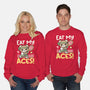 Eat My Aces-Unisex-Crew Neck-Sweatshirt-NemiMakeit