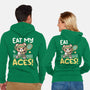 Eat My Aces-Unisex-Zip-Up-Sweatshirt-NemiMakeit