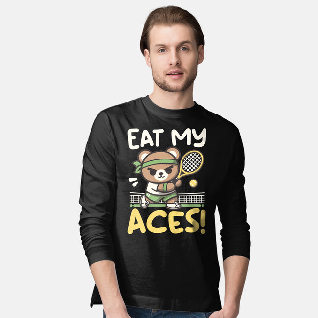 Eat My Aces-Mens-Long Sleeved-Tee-NemiMakeit