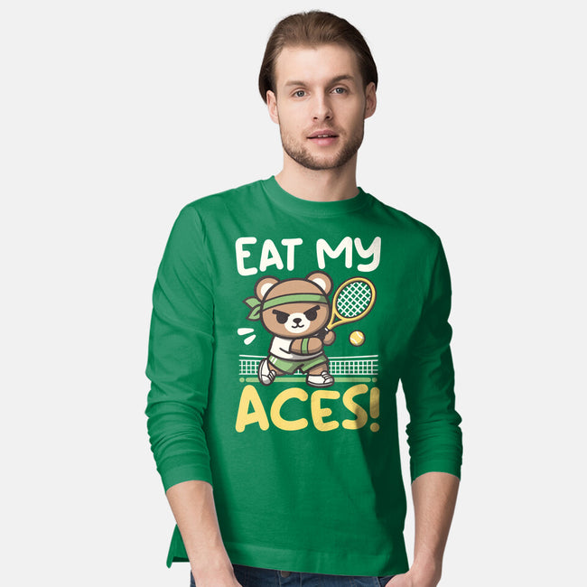 Eat My Aces-Mens-Long Sleeved-Tee-NemiMakeit
