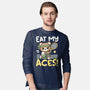 Eat My Aces-Mens-Long Sleeved-Tee-NemiMakeit