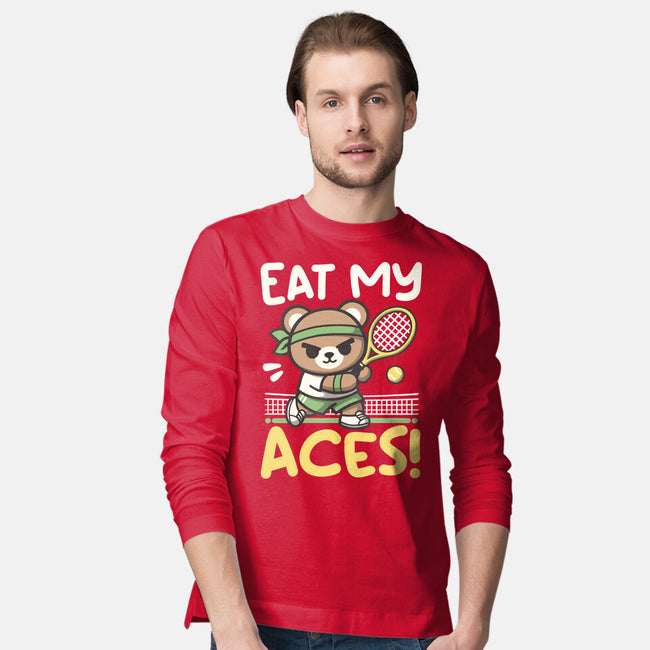 Eat My Aces-Mens-Long Sleeved-Tee-NemiMakeit